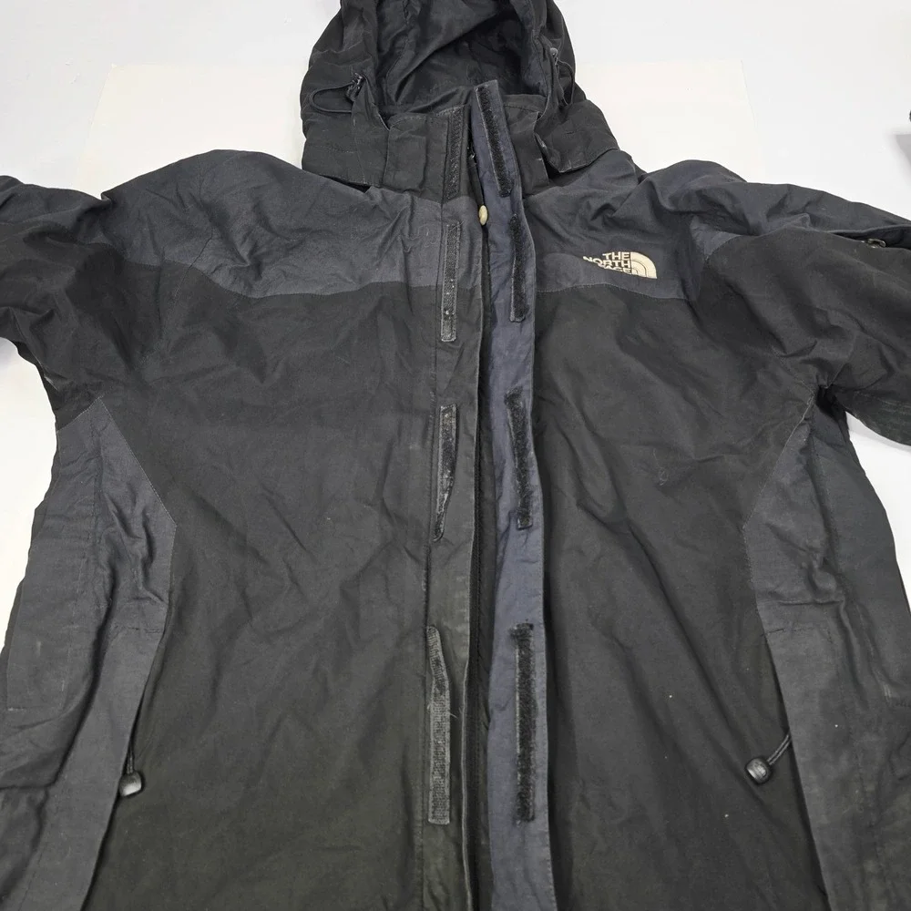 The North Face Mens Gore‎ Tex Black Hooded Jacket Outdoor Adventure Size S P